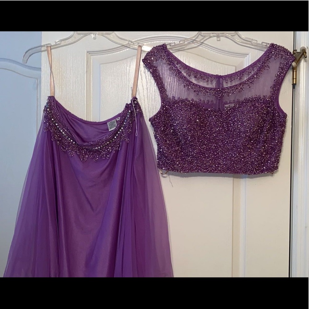 LAVENDER HOMECOMING DRESS